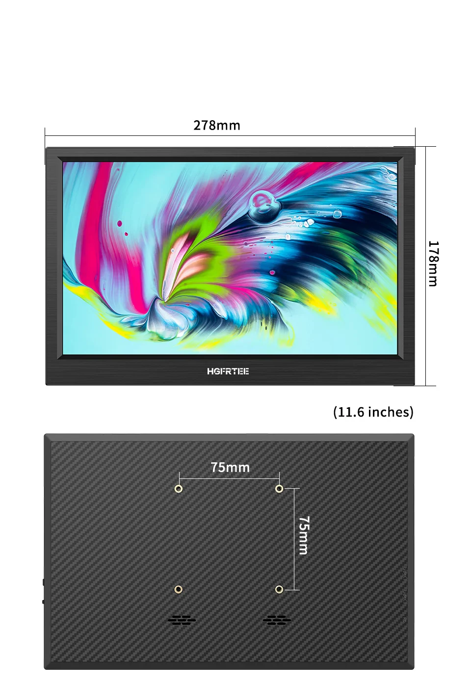 Portable Monitor 11.6 Inch HDMI Gaming Second Screen - Image 15