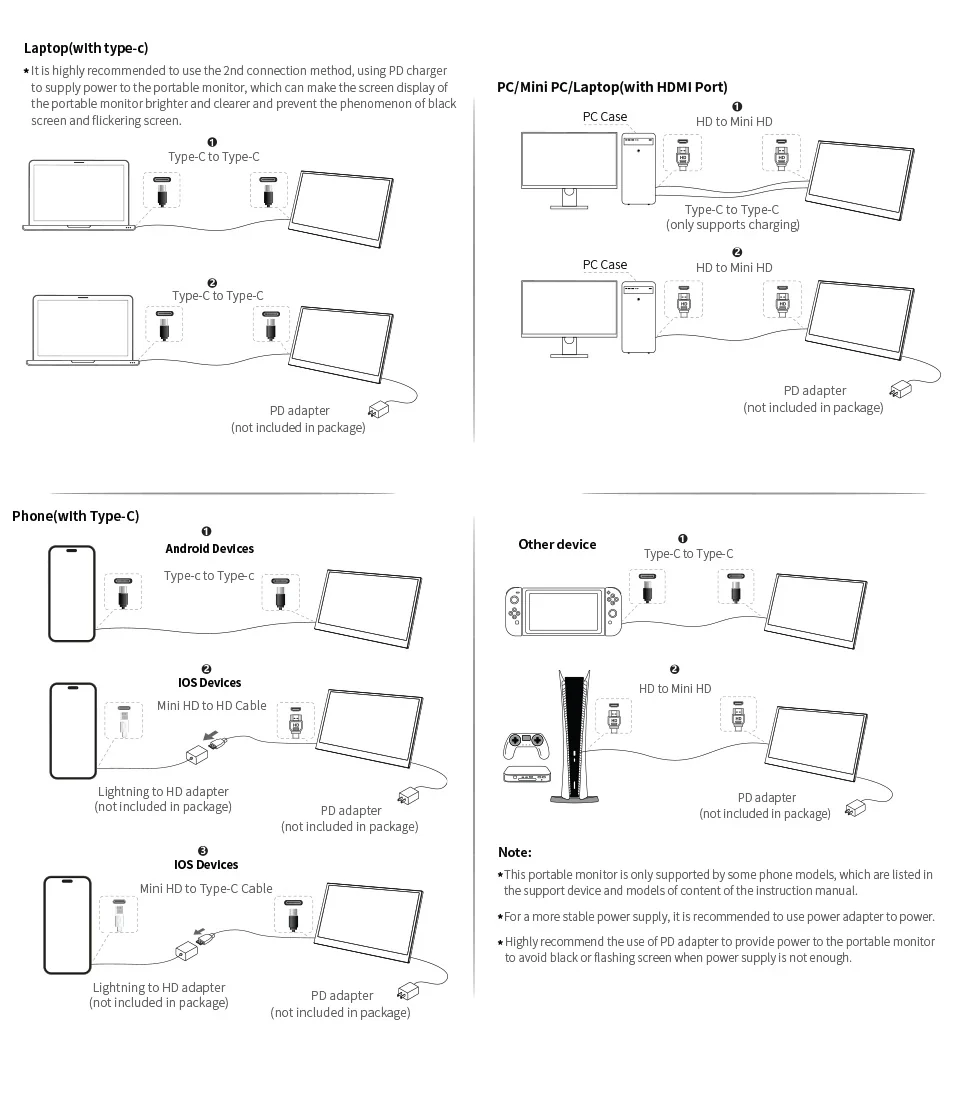 Portable Monitor 11.6 Inch HDMI Gaming Second Screen - Image 18