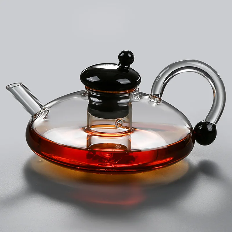High Borosilicate Glass Teapot Set - Scandinavian Style Heat-Resistant English Tea Set - Image 7