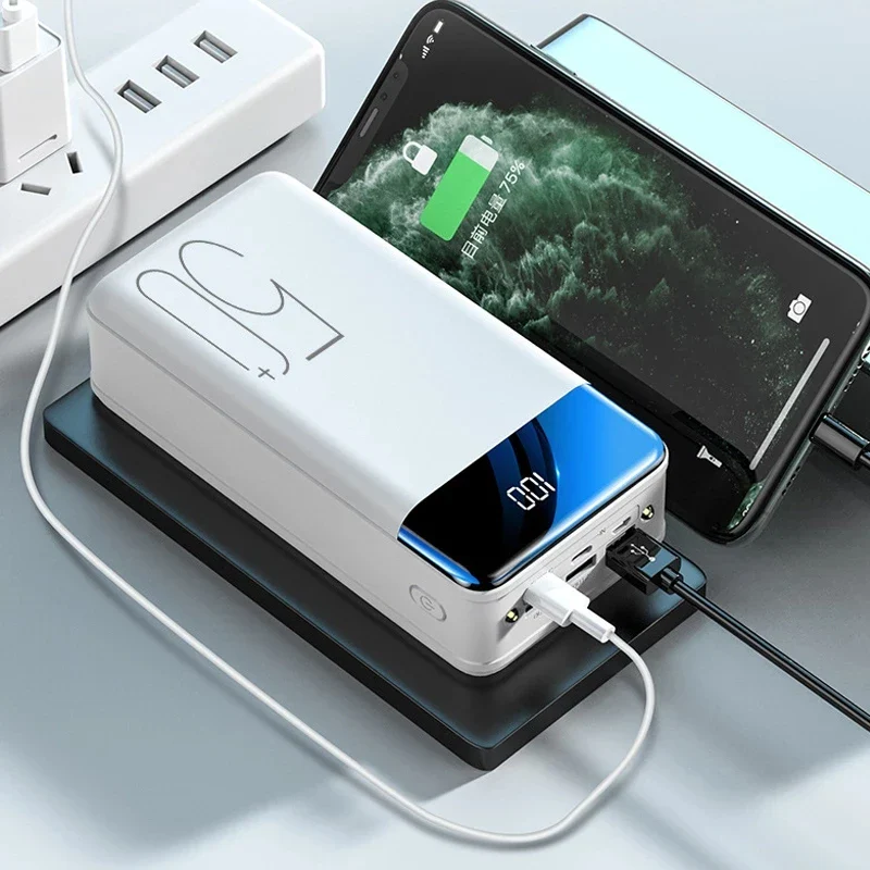 High-Capacity 50000mAh Portable Power Bank with LED Display for iPhone 13, Samsung S22, and Xiaomi - Image 4