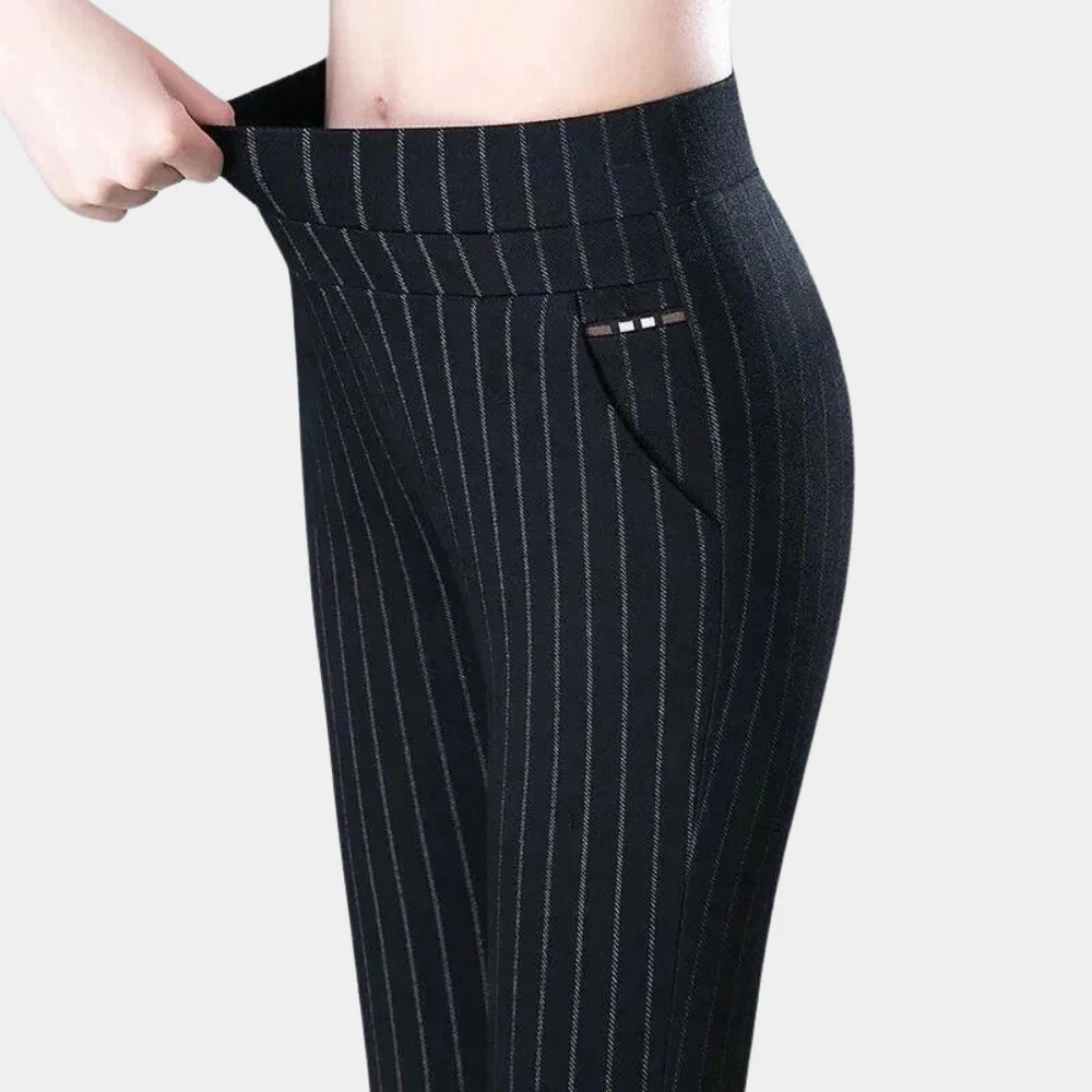High Waist Black Stretch Pants for Women, Comfortable Versatile Office and Casual Wear, M-4XL - Image 7