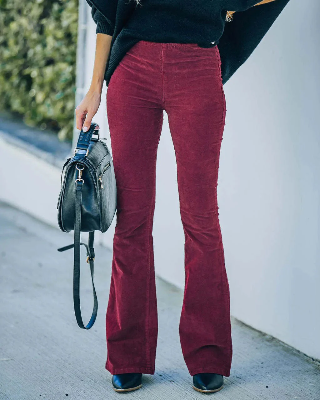 High Waist Flare Pants for Women, Comfortable Summer Leggings in Black, Blue, Pink, Red - Soft, Stylish, Durable Fit - Image 10