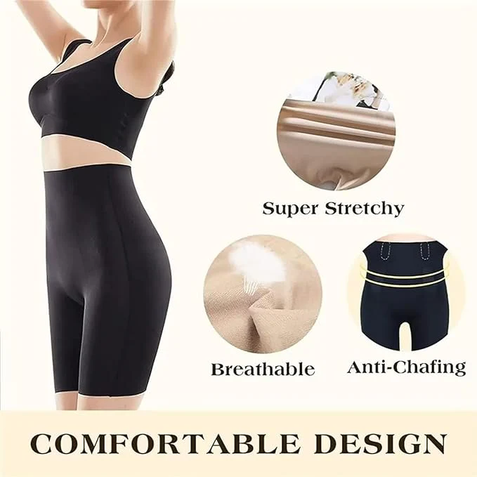 High Waist Tummy Control Shapewear Shorts for Women, Breathable Compression Shorts for a Flattering Silhouette, Sizes M-2XL - Image 6