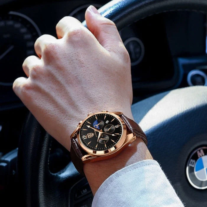 High-Quality men's analog watch – classic stainless steel design, waterproof, for all occasions - Image 2