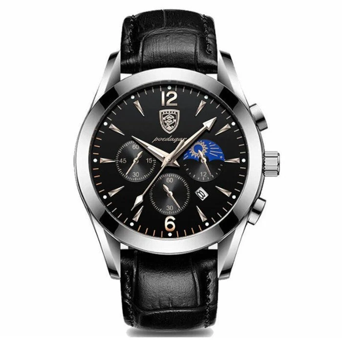 High-Quality men's analog watch – classic stainless steel design, waterproof, for all occasions - Image 8