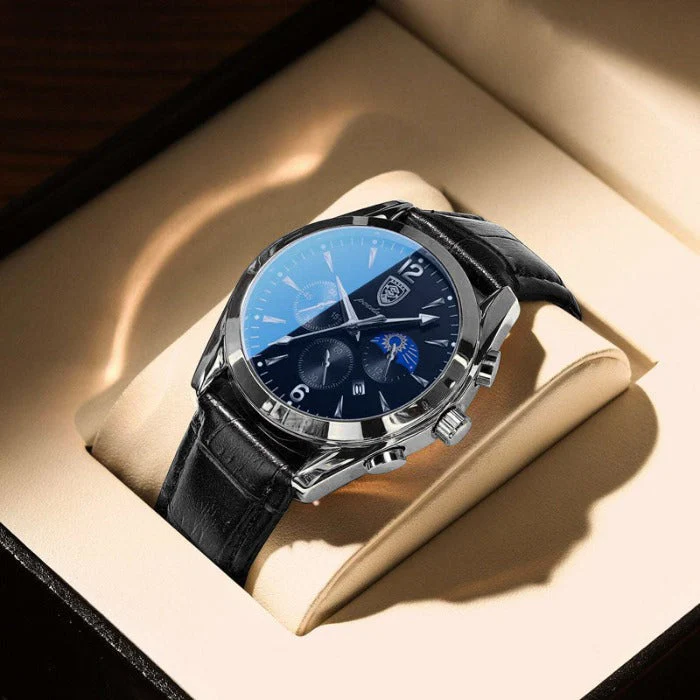 High-Quality men's analog watch – classic stainless steel design, waterproof, for all occasions - Image 9