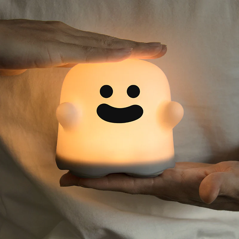 Silicone Night Light Touch Lamp Bedside Cute Halloween - Image 10