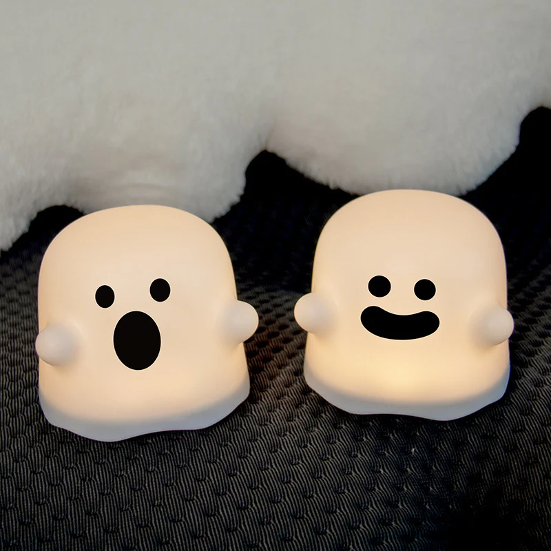 Silicone Night Light Touch Lamp Bedside Cute Halloween - Image 5