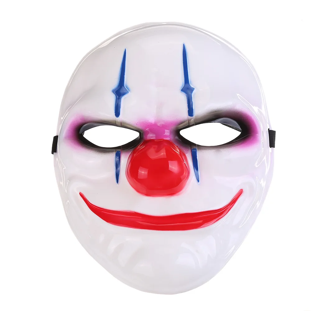 Halloween Mask Payday 2 Clown Full Face PVC Cosplay - Image 5
