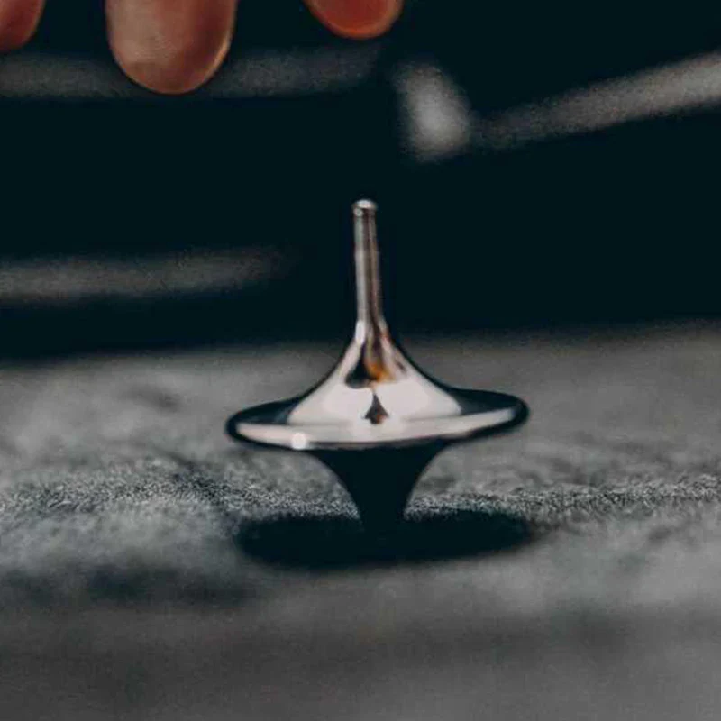 Hot Movie Totem Metal Gyro Spinning Top Fidget Toy for Kids