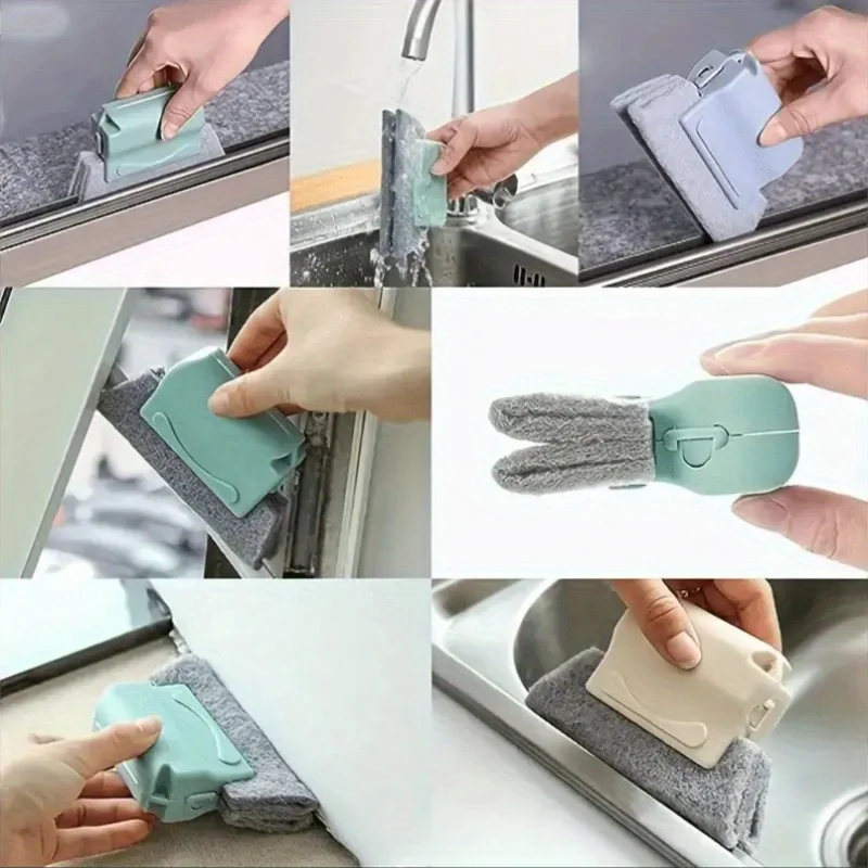 Household Cleaning Window Slot Brush - Kitchen Window Groove Cleaner Tool for Easy Cleaning - Image 3