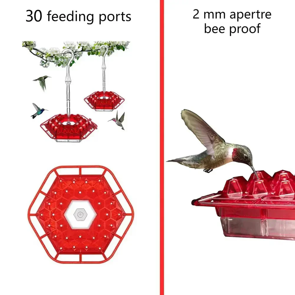 Hummingbird Feeder Ant Proof Outdoor Hanging Easy Perch - Image 2