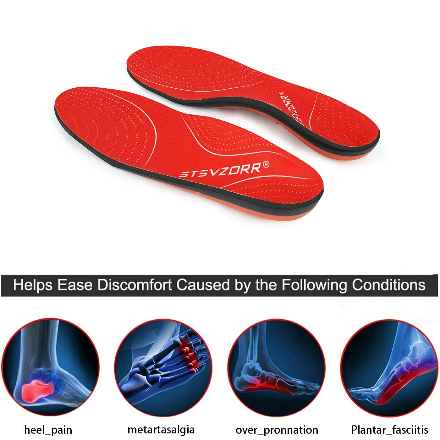 Plantar Fasciitis Insoles High Arch Orthotic Shoe Inserts Plantar Fascia Insole - Image 6