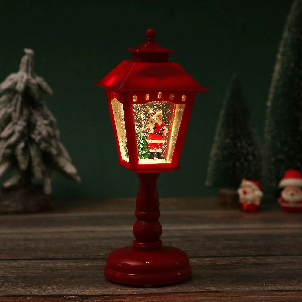 Illuminated Christmas Night Light Table Lamps - Santa, Snowman & Tree Decorations - Image 5
