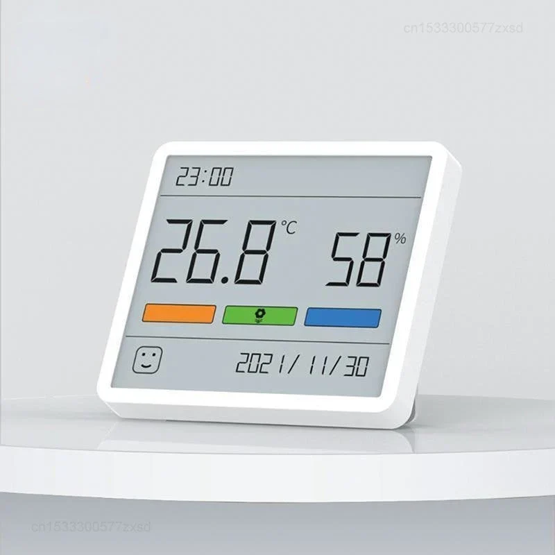 Indoor Thermometer Digital LCD Temperature Humidity Meter Hygrometer Clock Home Climate Monitor Fall 2025 Accurate - Image 2