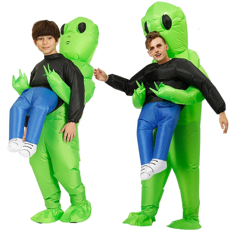 Inflatable Alien Costume for Adults and Kids, Lightweight Halloween Costume for Parties and Cosplay