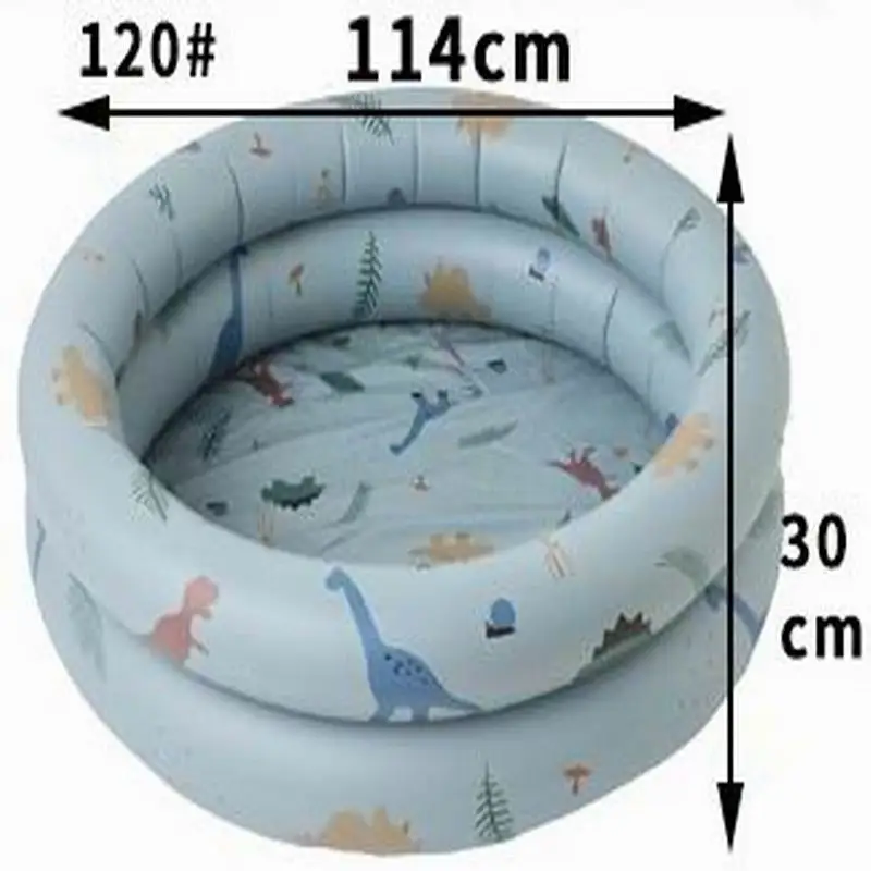 Inflatable Mermaid and Dinosaur Swimming Pool for Kids, Durable PVC, Multiple Sizes 90CM-150CM, Fun Outdoor Summer Activity - Image 16