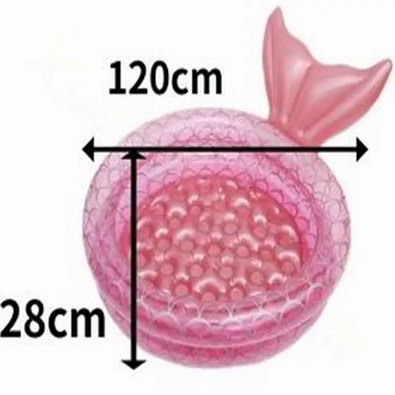 Inflatable Mermaid and Dinosaur Swimming Pool for Kids, Durable PVC, Multiple Sizes 90CM-150CM, Fun Outdoor Summer Activity - Image 19