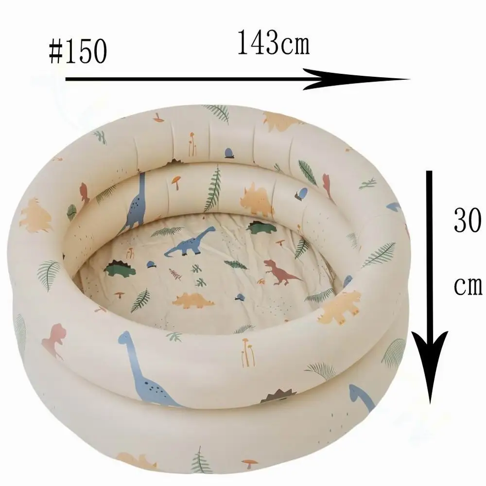 Inflatable Mermaid and Dinosaur Swimming Pool for Kids, Durable PVC, Multiple Sizes 90CM-150CM, Fun Outdoor Summer Activity - Image 20