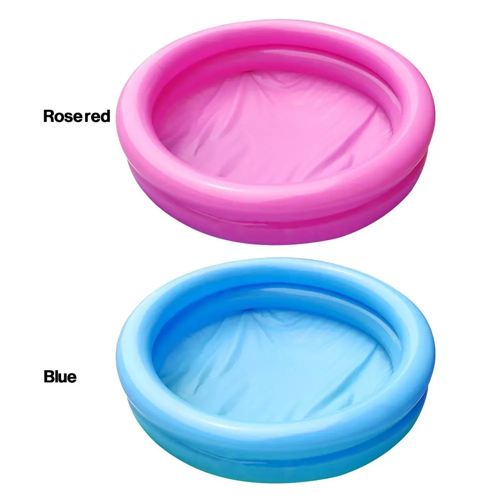 Inflatable PVC Garden Pool for Kids 0-3 Years, Round 60x14cm Puncture Resistant Summer Water Play Basin - Image 5