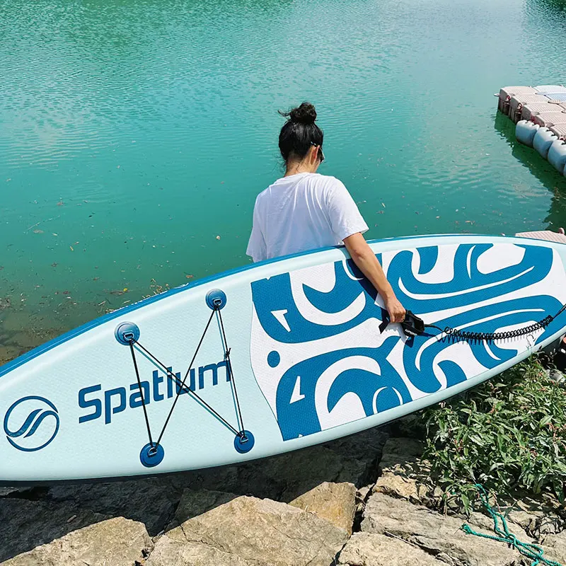 Inflatable Stand Up Paddle Board 11'6 with High-Pressure Pump, Removable Fin, and Lightweight Backpack for Easy Transport - Image 4