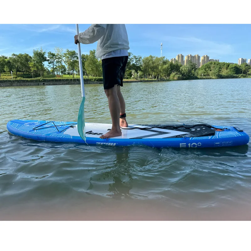 Inflatable Stand Up Paddle Board 297x76 cm with Accessories for Kids and Adults, Lightweight SUP Board for Lakes and Oceans - Image 2