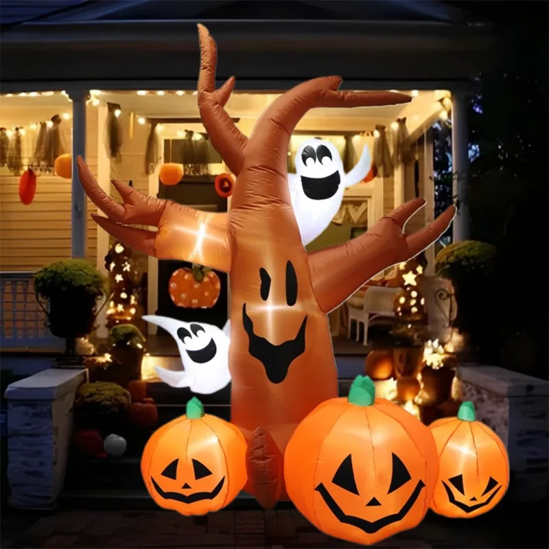 Inflatable Halloween Decoration Pumpkin Tree Outdoor Fall 2025 - Image 6