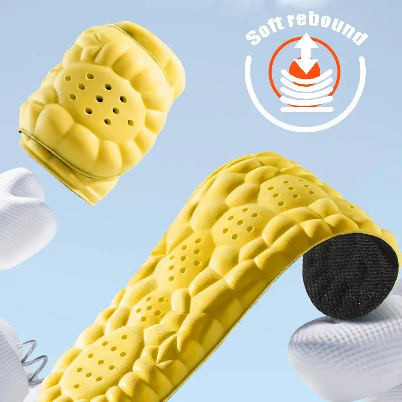 Insoles Sports Orthopedic Breathable 4D Cloud PU Sole Back to School 2025 Shock Absorption - Image 3