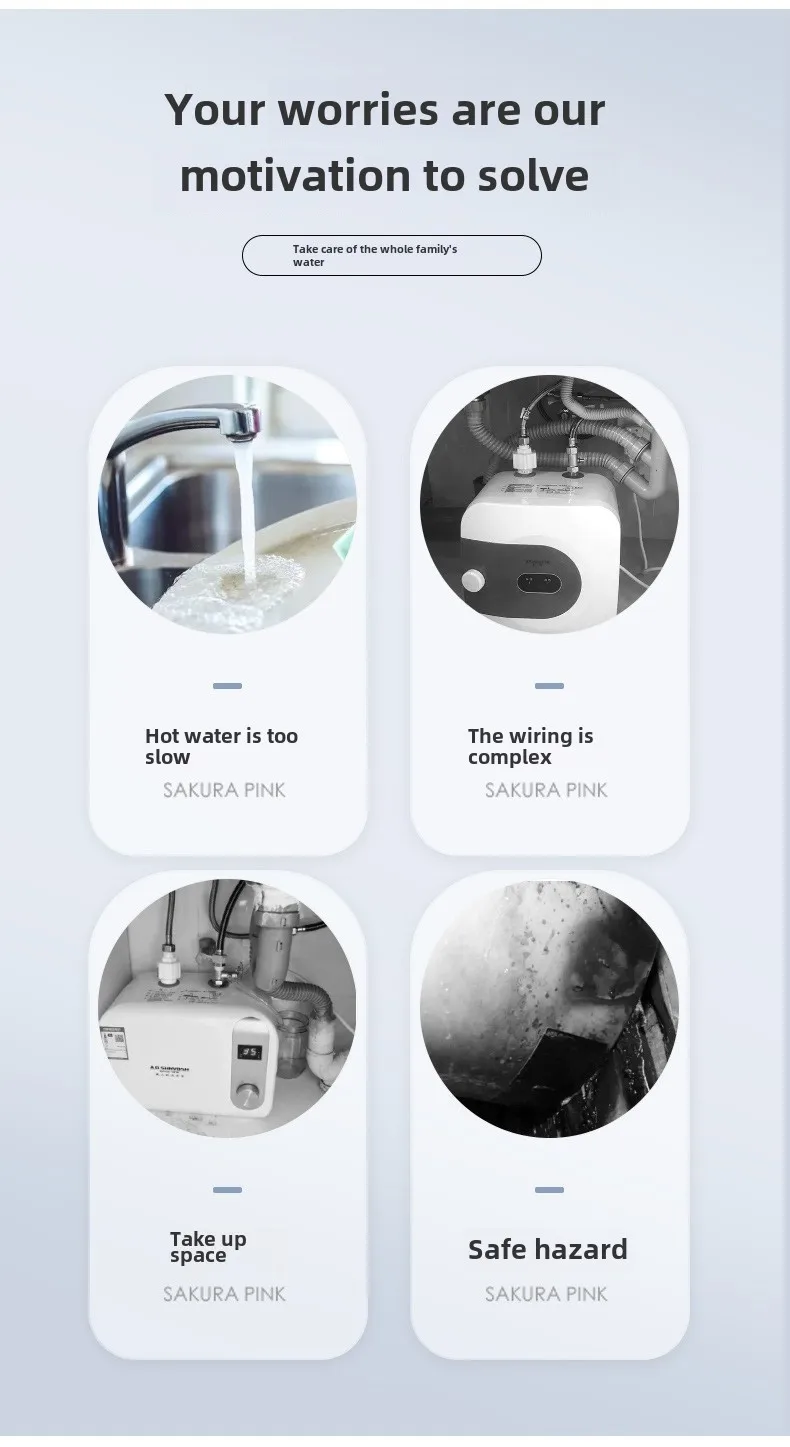 Instant Hot Water Faucet 3000W Tankless Kitchen Tap With LED Temperature Display, Space Saving Smart Home 2025 - Image 6