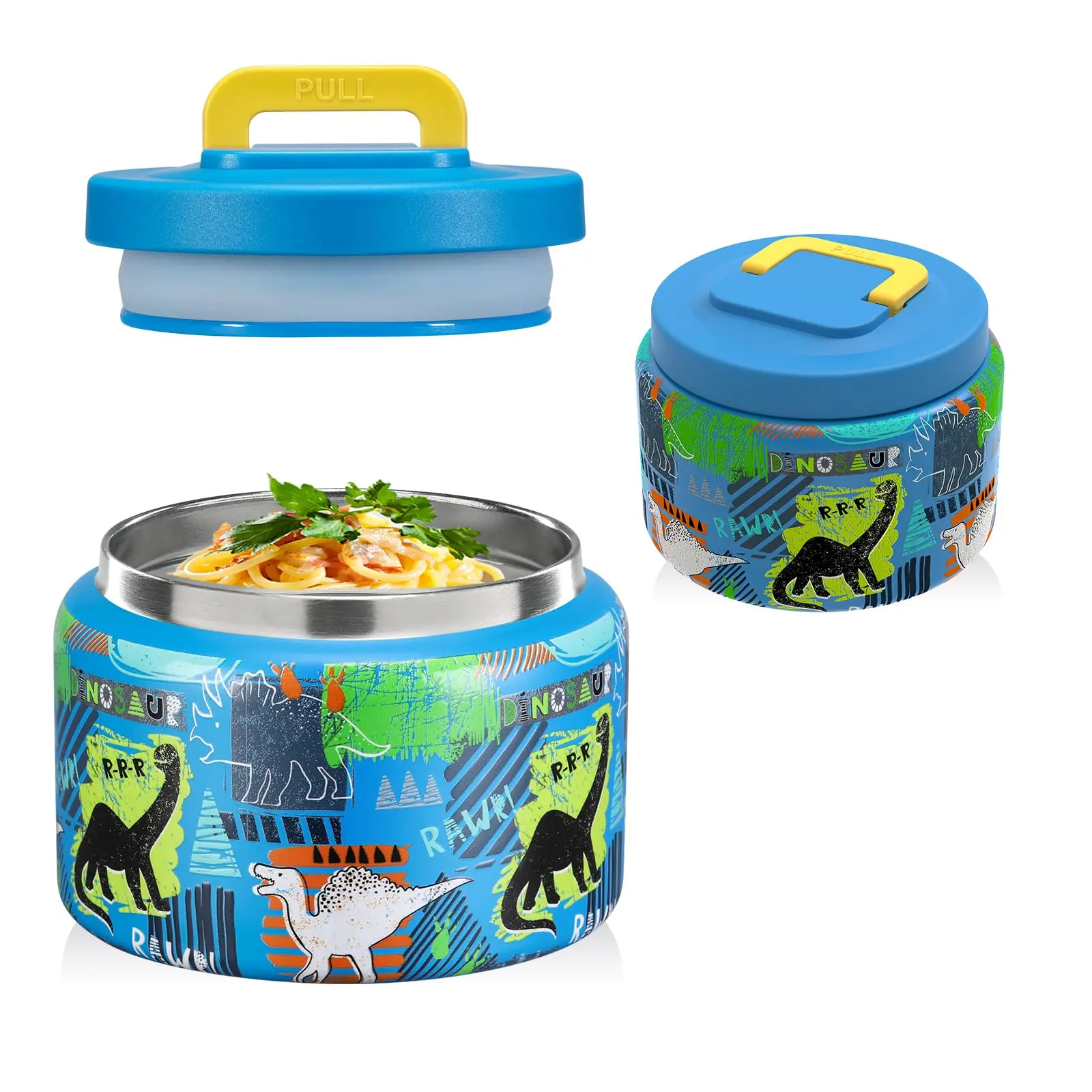 Insulated Food Jar 8 Oz Kids Stainless Steel Vacuum Thermos Back To School 2025 Leakproof BPA Free - Image 10