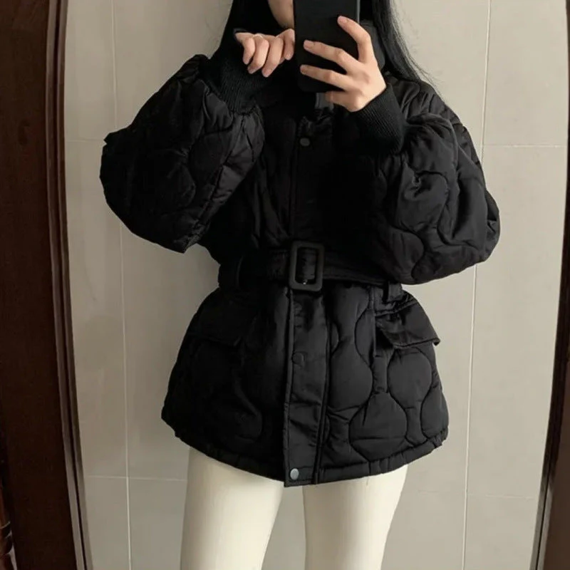 Insulating Cozy Women Quilted Coat - Oversized Cotton Winter - Image 6