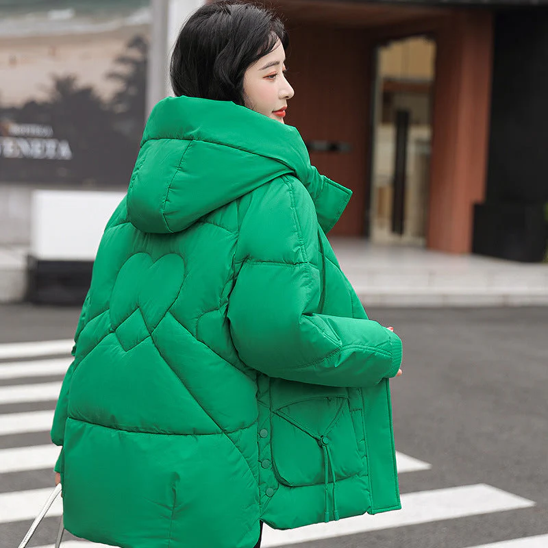 Insulating Cozy Women's Puffer Jacket - Oversized Down Cotton - Image 6
