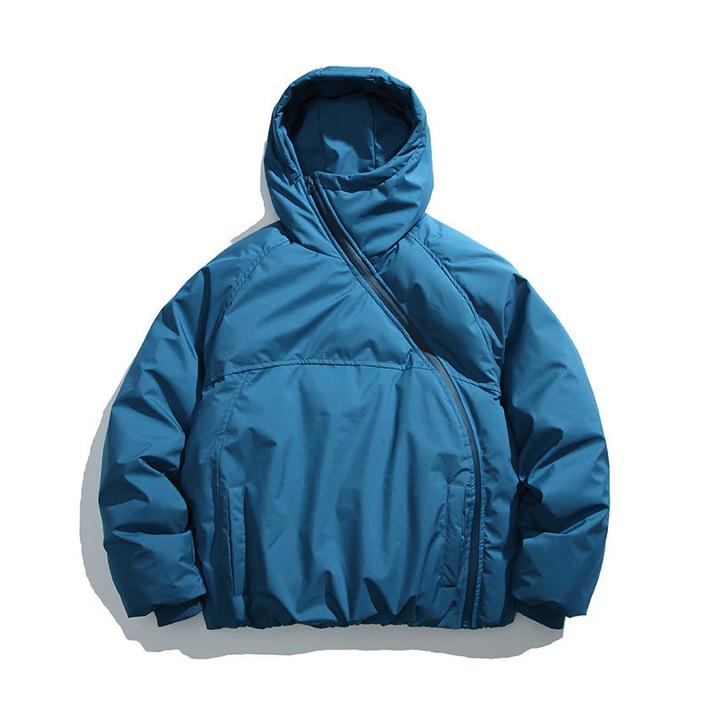 Insulating Men’s Padded Coat - Oversized Hood, Vinylon - Image 4
