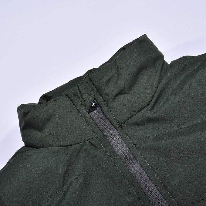Insulating Men’s Puffer Jacket - Boxy Hip-Length, Winter - Image 10