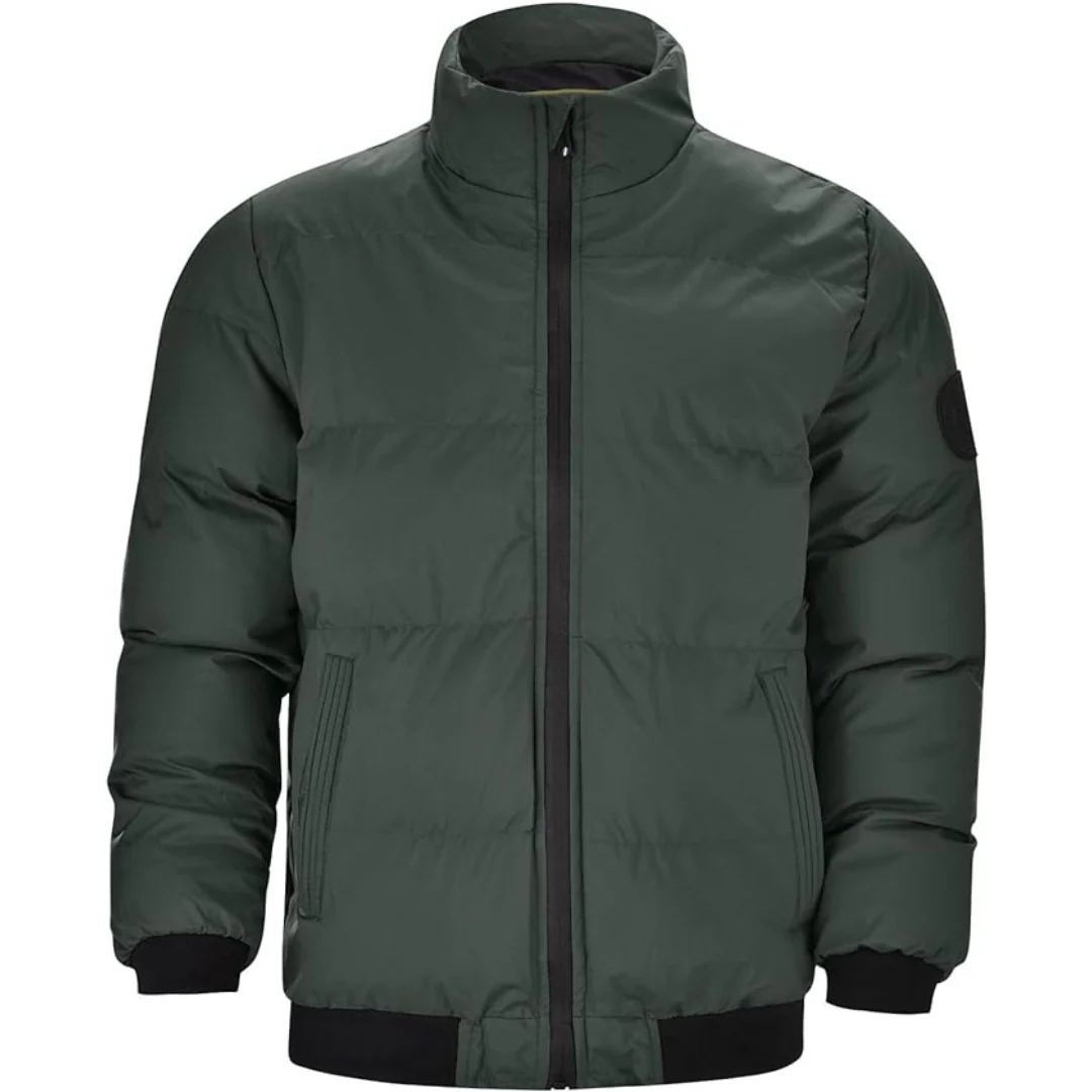 Insulating Men’s Puffer Jacket - Boxy Hip-Length, Winter - Image 8