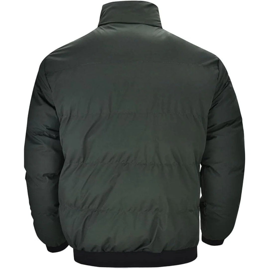 Insulating Men’s Puffer Jacket - Boxy Hip-Length, Winter - Image 9