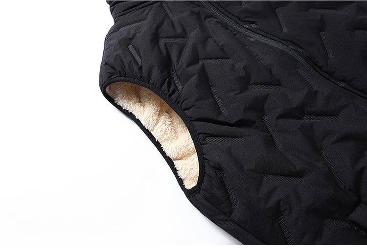 Insulating Men's Vest - Slim, Sherpa Lined, For Winter - Image 4