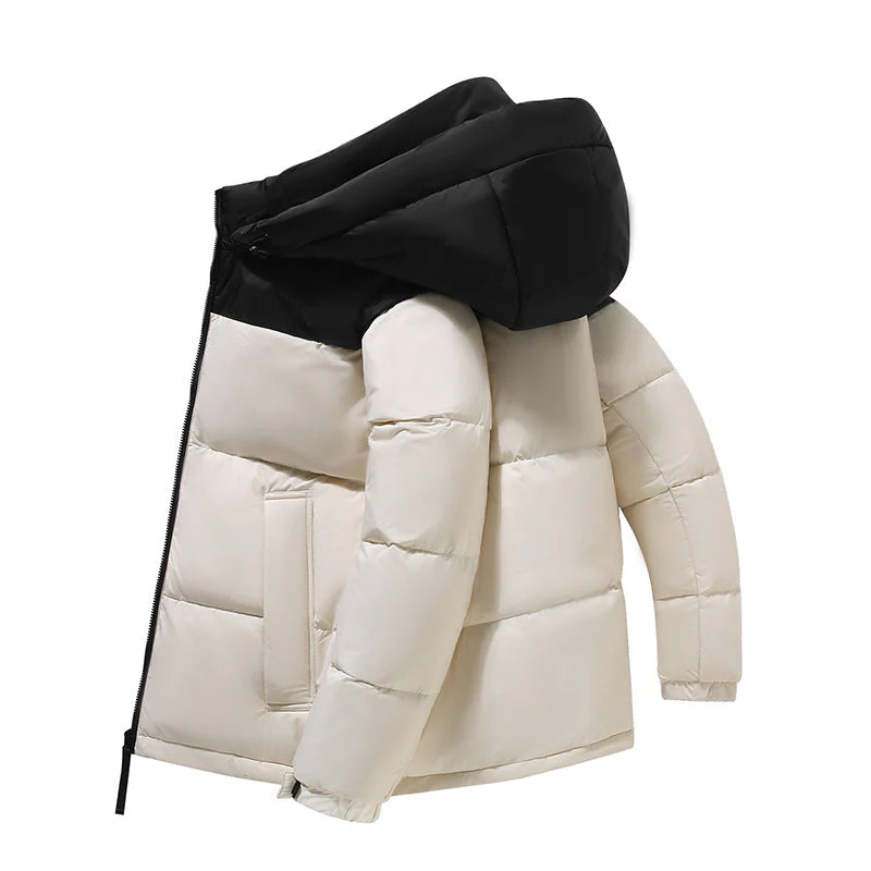 Insulating Mens Down Jacket - Boxy Hip, Polyester, Winter - Image 4