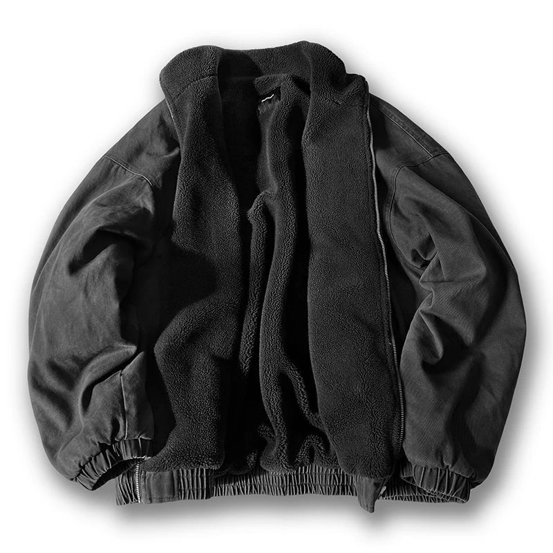 Insulating Padded Jacket - Boxy Fit, Cotton, Cold Weather - Image 6
