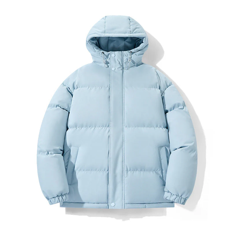 Insulating Puffer Coat - Hooded Boxy Short, Chenille - Image 7