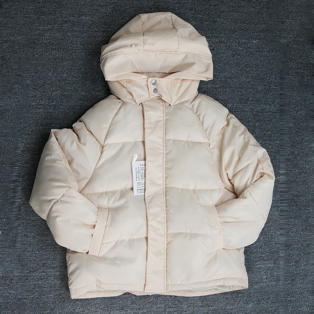 Insulating Women Puffer Coat - Hooded Quilted Poly Winter - Image 6
