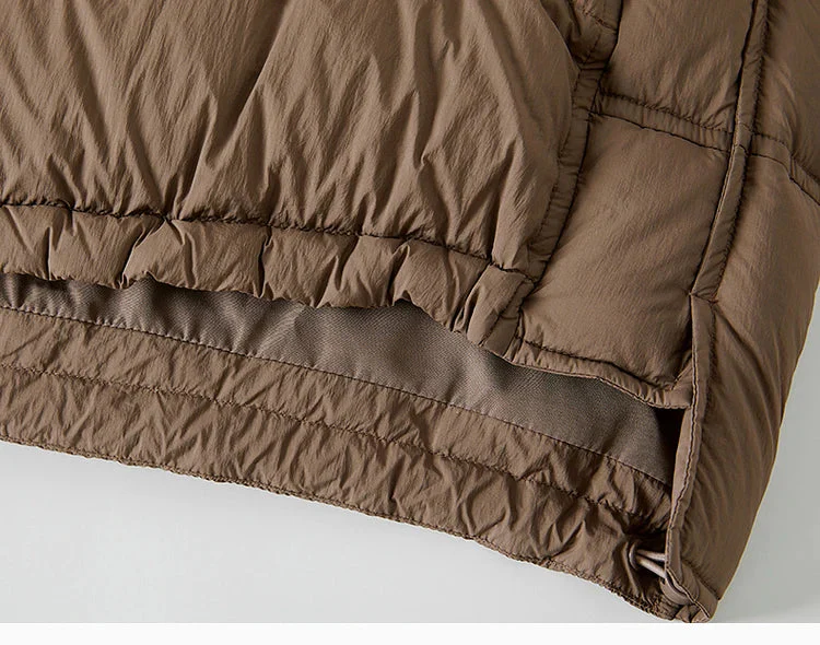 Insulating Women’s Down Vest - Cropped, Duck, Winter - Image 24