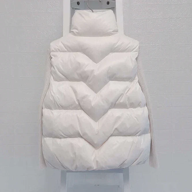 Insulating Women Vest - Loose Puffer, Polyester, Winter - Image 2
