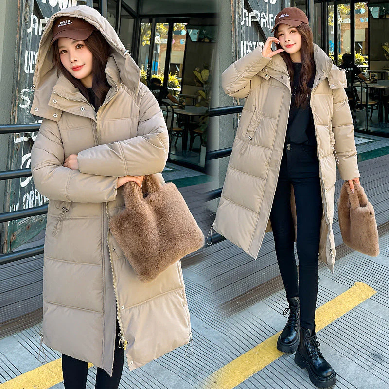 Insulating Womens Puffer Coat - Quilted Down, Commuter - Image 2