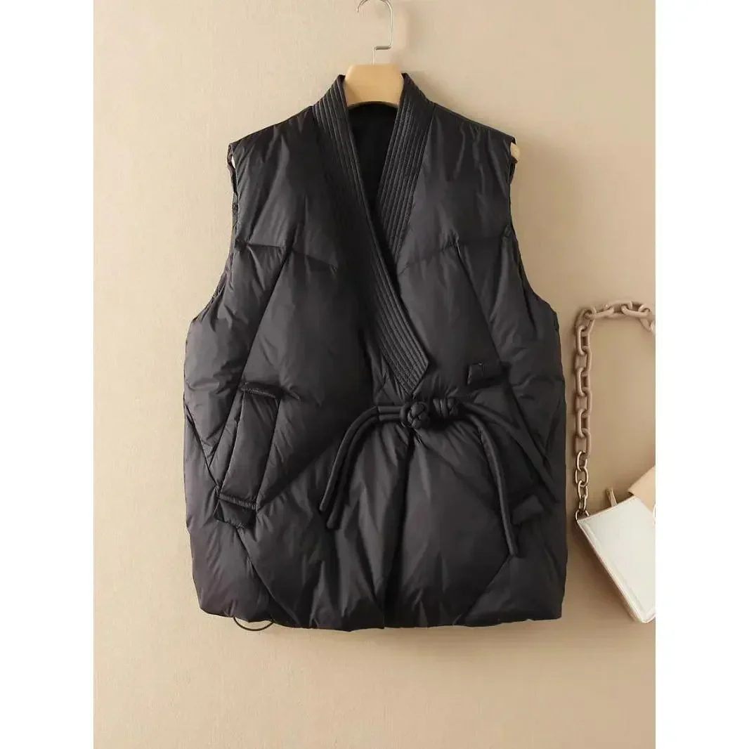 Insulating Womens Vest - Cropped Quilted, Streetwear - Image 16
