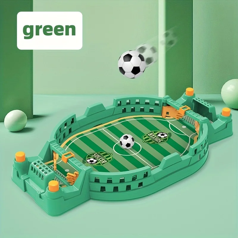 Interactive Soccer Game for Kids -2-Player Tabletop Fun, Parent-Child Activity, Portable Puzzle Game in Blue/Green - Image 7