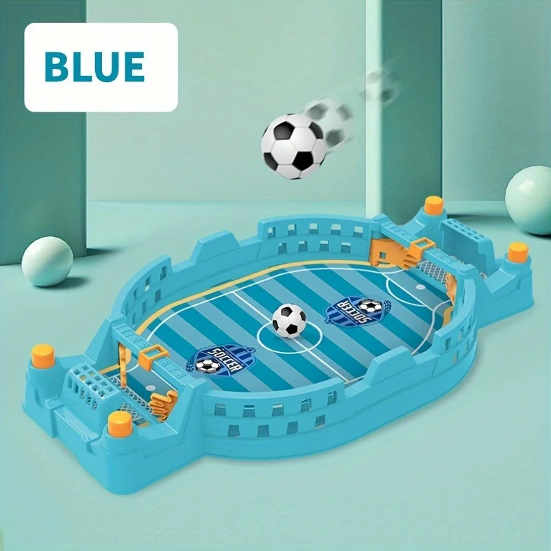 Interactive Soccer Game for Kids -2-Player Tabletop Fun, Parent-Child Activity, Portable Puzzle Game in Blue/Green - Image 8
