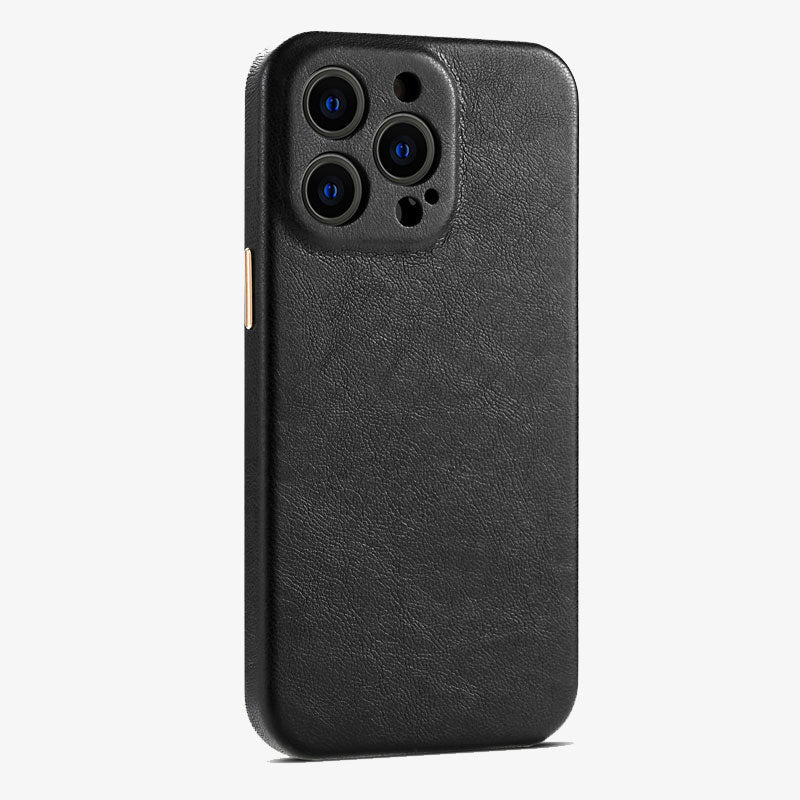 IPhone 14 Leather Case Premium Leather Slim Protective - Image 2
