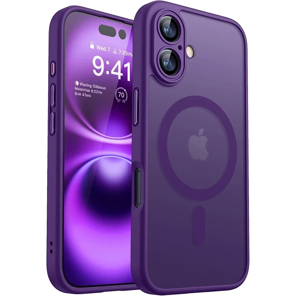 iPhone Case Magnetic Matte Translucent Armor MagSafe Compatible Shockproof Anti-Fingerprint Back To School 2026 Gift - Image 7