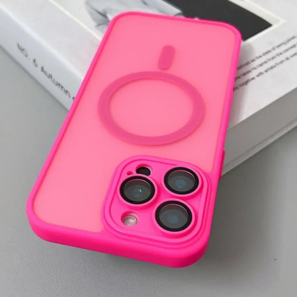 iPhone Case Magnetic Matte Translucent Armor MagSafe Compatible Shockproof Anti-Fingerprint Back To School 2026 Gift - Image 9
